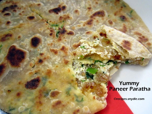 how to make paneer paratha