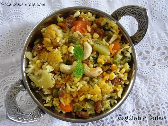 vegetable pulao recipe in urdu