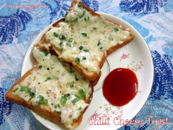 chilli cheese toast recipe