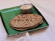 channa paratha recipe