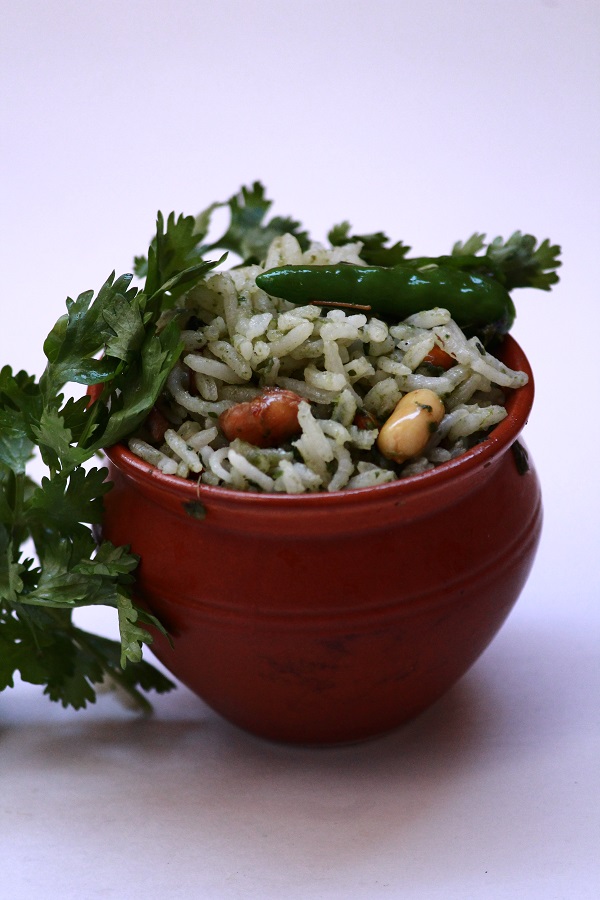 coriander rice