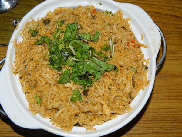 mushroom-biryani-recipe