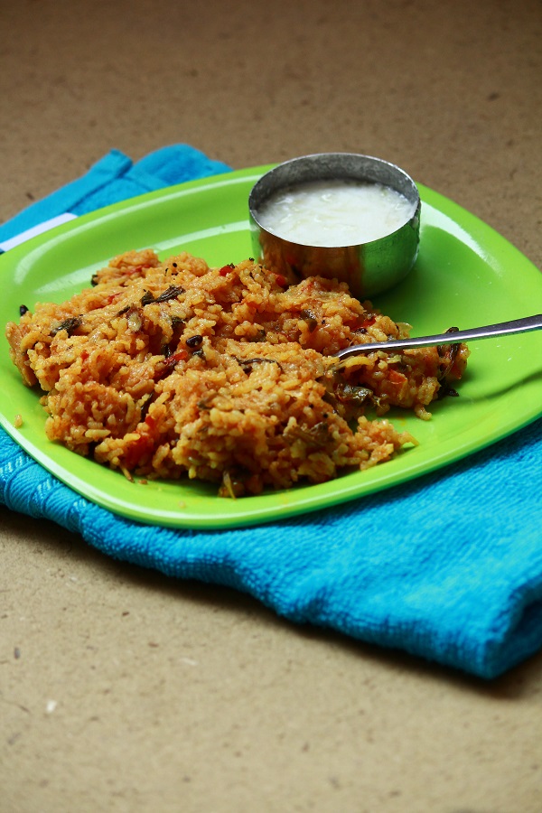 tomato pulao recipe