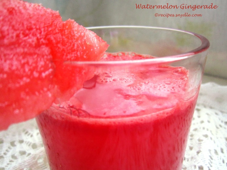 Watermelon Gingerade Recipe with Step-by-Step Pictures