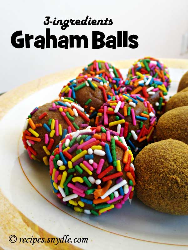 Graham Balls Recipes