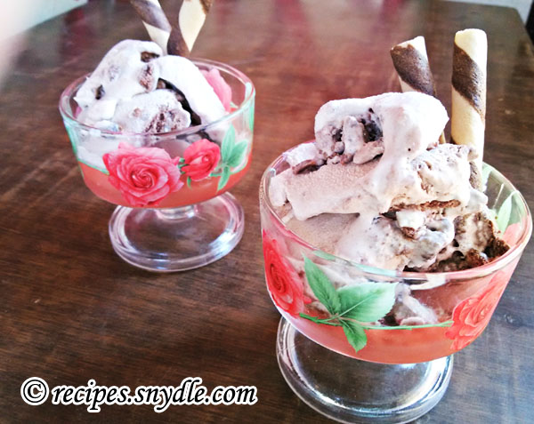 How to Make Ice Cream without Ice Cream Maker (Cookies and Choco Cream)