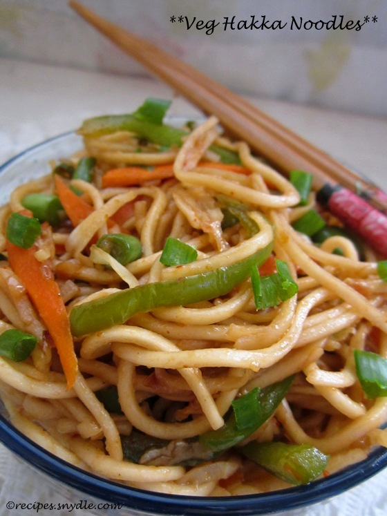 Veg Hakka Noodles Recipe with Step-by-Step Pictures – Yummy Recipes