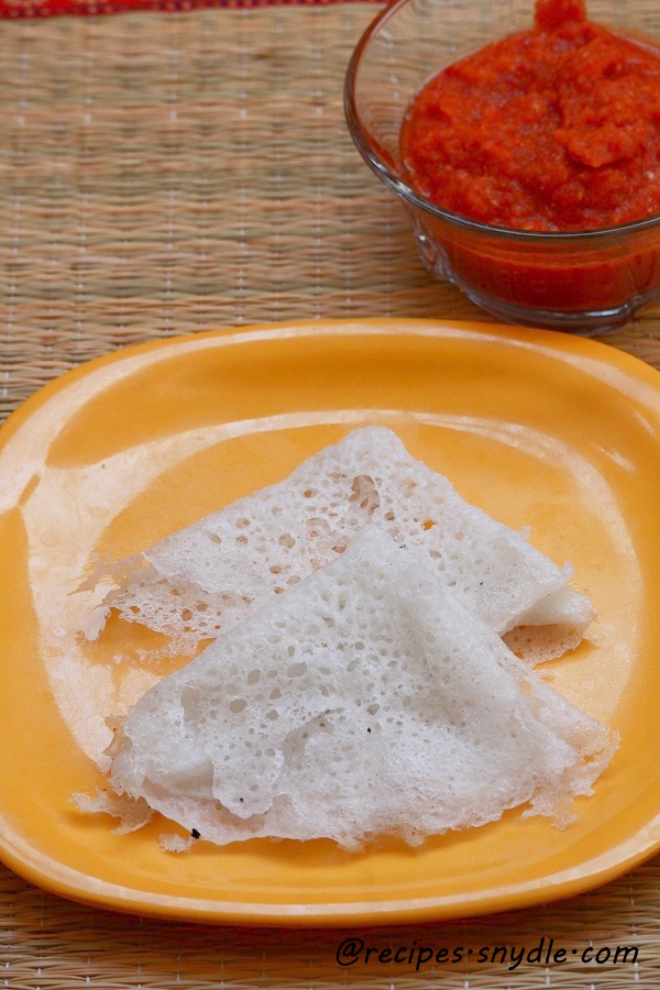 Neer Dosa Rice Dosa Yummy Recipes   Neer Dosa 