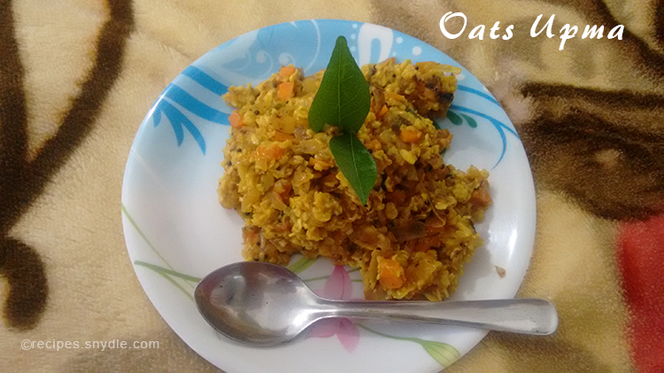 Oats Upma Recipe