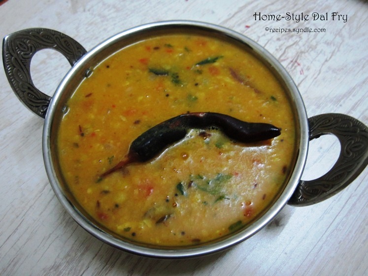 Home-Style Dal Fry Recipe