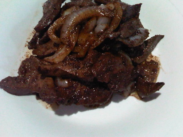 Filipino Style Liver Steak