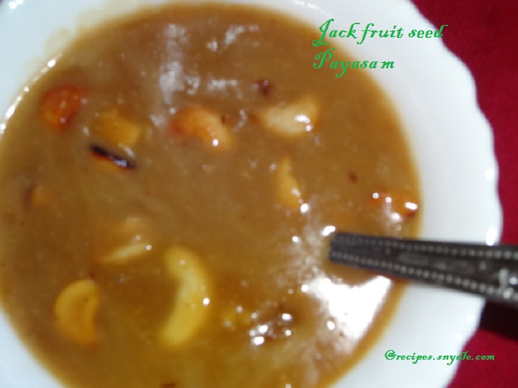 Jackfruit Seed Payasam Recipe