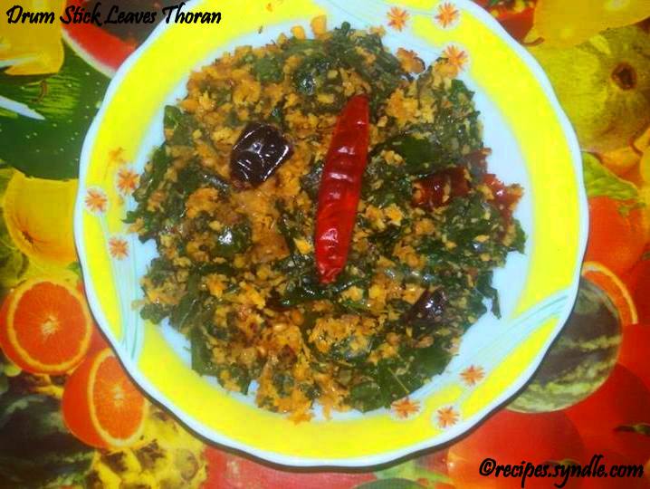 Drumstick Leaves Coconut Stir Fry/Muringayila Thoran Recipe