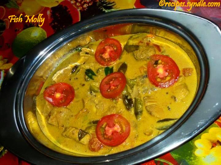 Kerala Fish Molly Recipe (Fish Cooked in Coconut Milk)