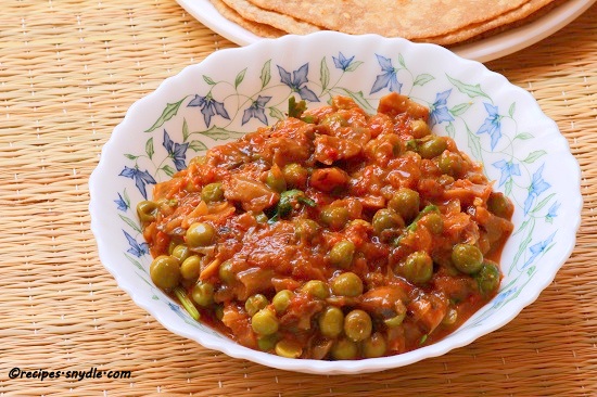 mushroom-matar-masala