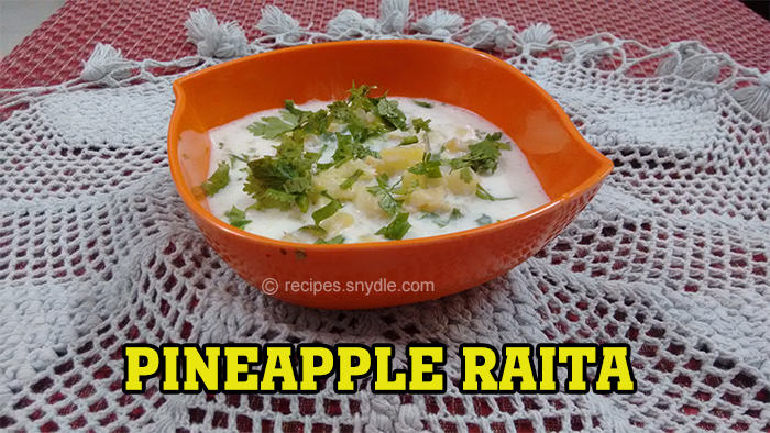 Pineapple Raita Recipe