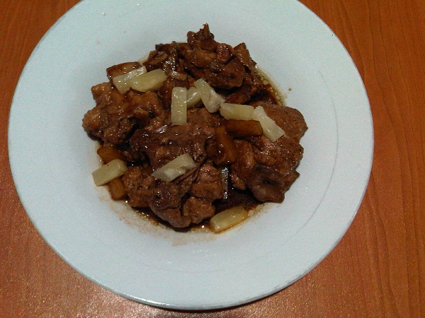 Adobo with Pineapple (Pininyahang Adobo)