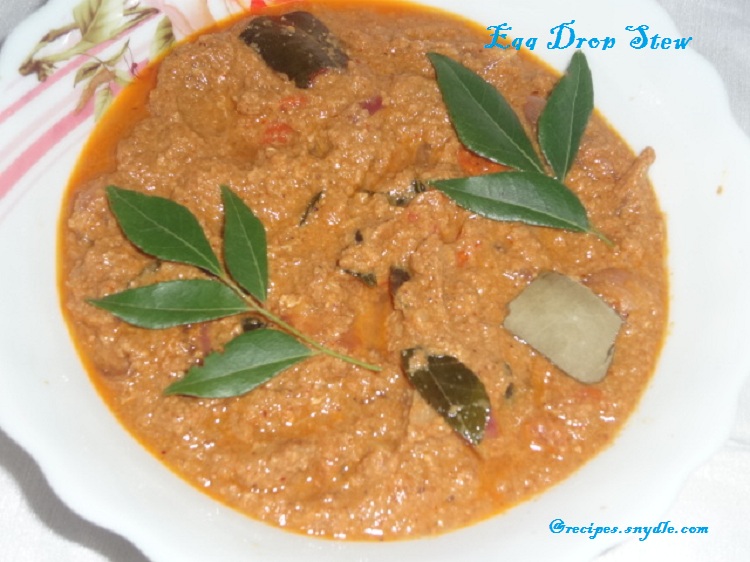 Egg Drop Masala Recipe