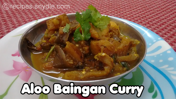 Aloo Baingan/Potato Bringle Curry Recipe