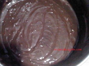 chocolate frosting