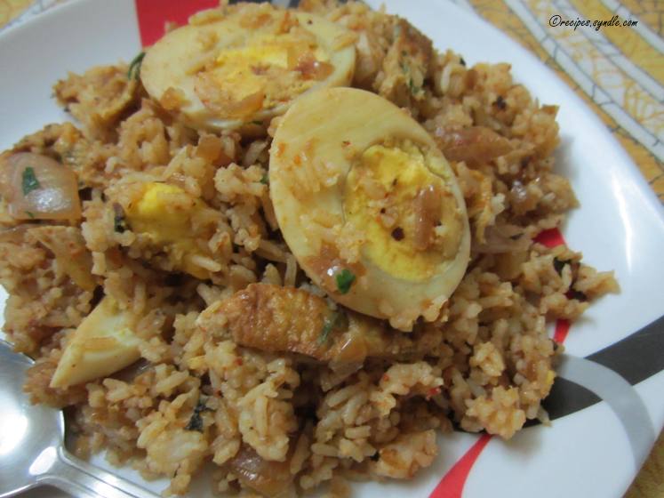 Double Egg Rice Recipe