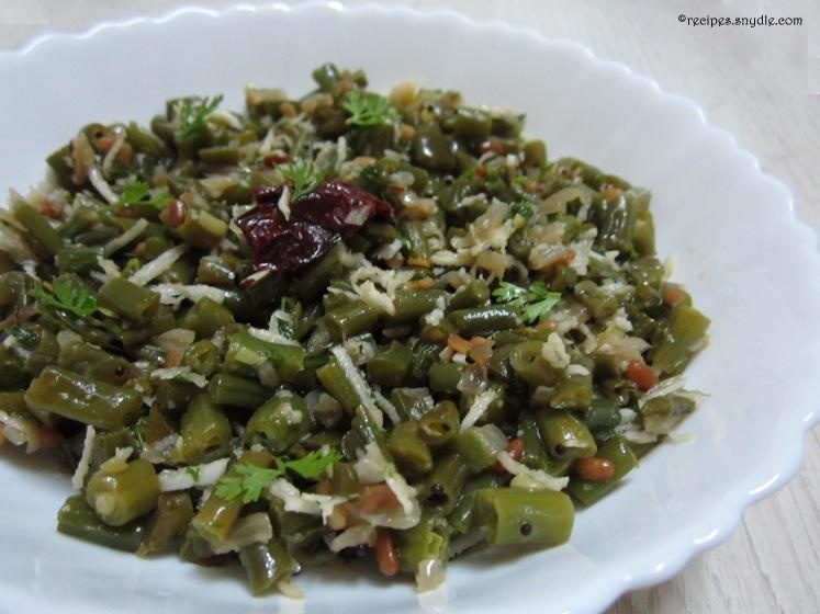 Beans Poriyal Recipe