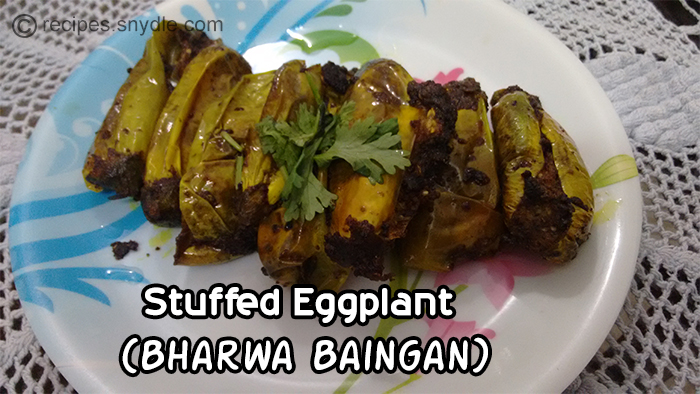 Stuffed Eggplant/ Bharwa Baingan