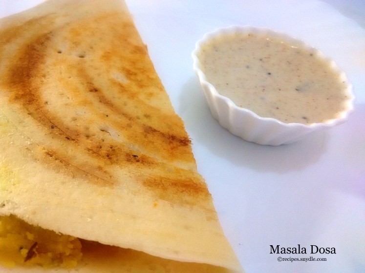 Masala Dosa Recipe