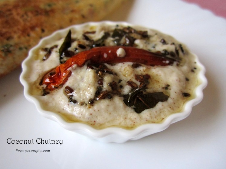 Coconut Chutney Recipe with Step by Step Pictures