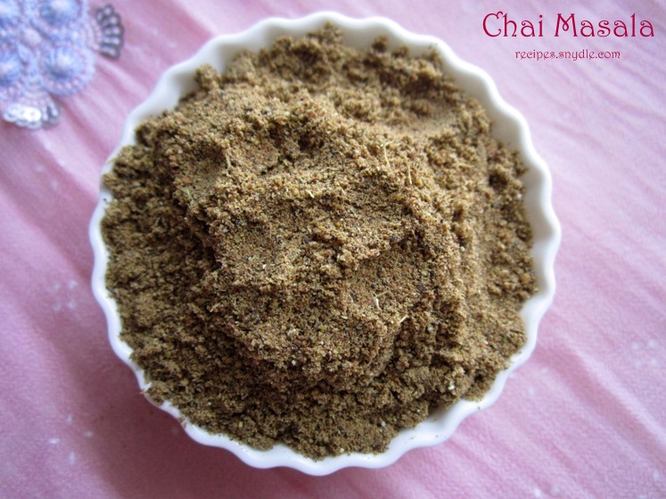 tea masala powder recipe