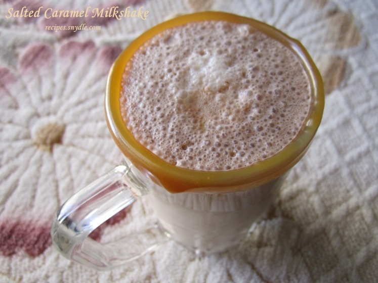 Hershey's Cocoa & Salted Caramel Milkshake Recipe