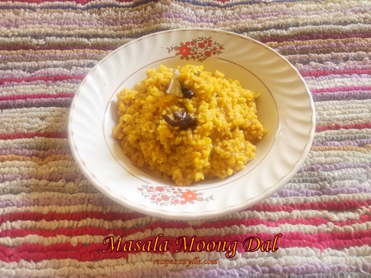 easy moong dal recipe with roti and rice