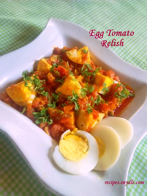 How to make Egg Tomato Relish Recipe/Tangy Tomato Eggs Recipe/Eggs in Tomato Sauce Recipe.