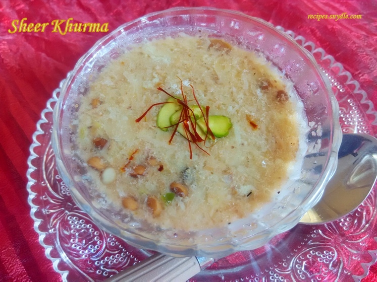 Sheer Khurma Recipe.