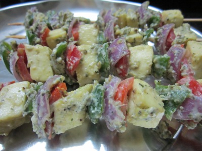 paneer malai tikka