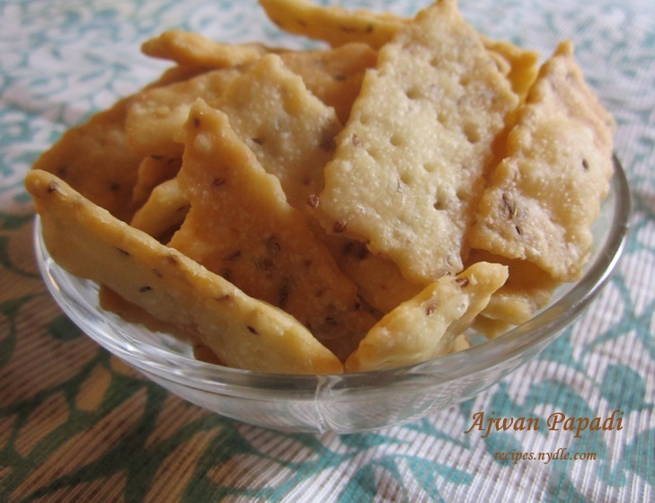 Ajwain Papdi Recipe/ Papdi for chaats Recipe.