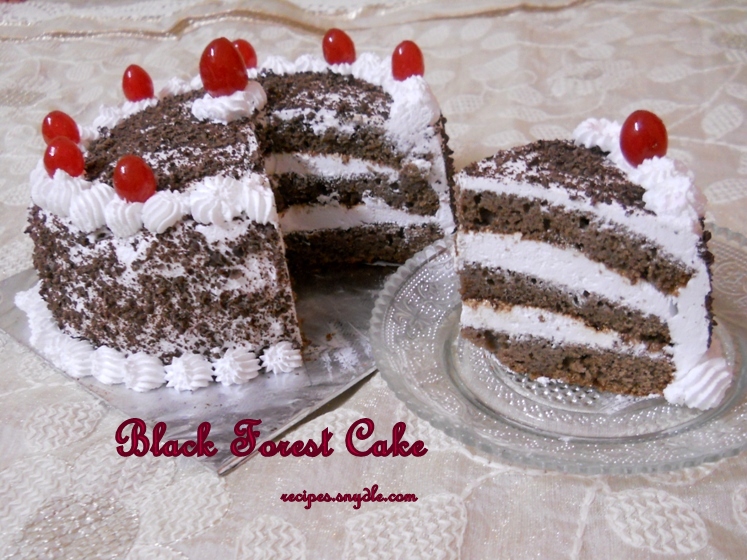 black forest cake half kg