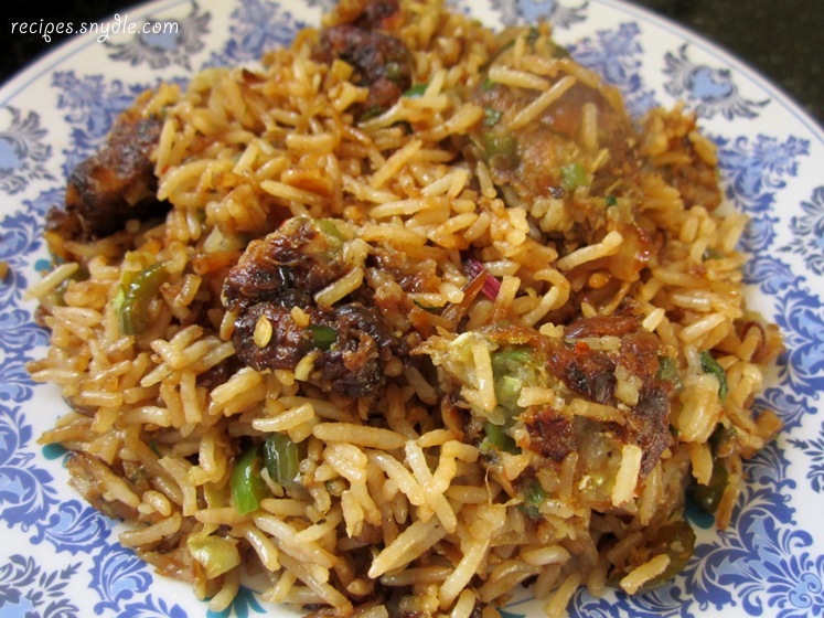 Vegetable Manchurian Fried Rice Recipe – Yummy Recipes