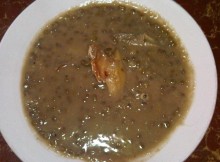 Ginataang Monggo with Dried Fish