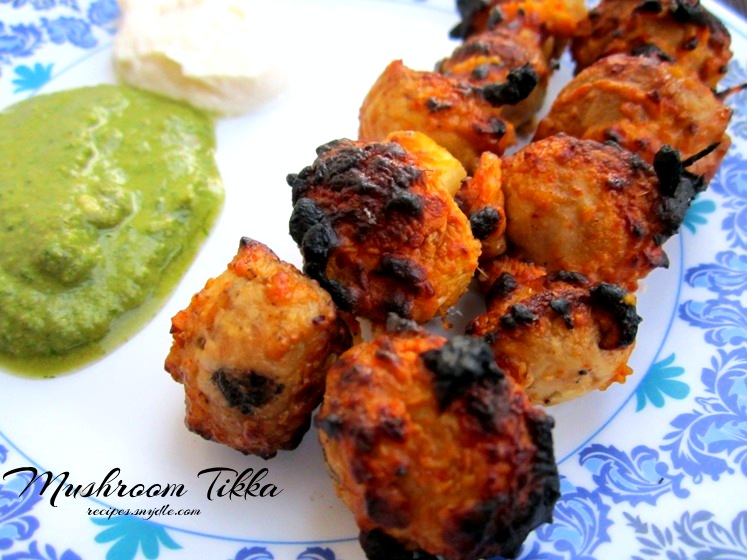 Mushroom Tikka Recipe