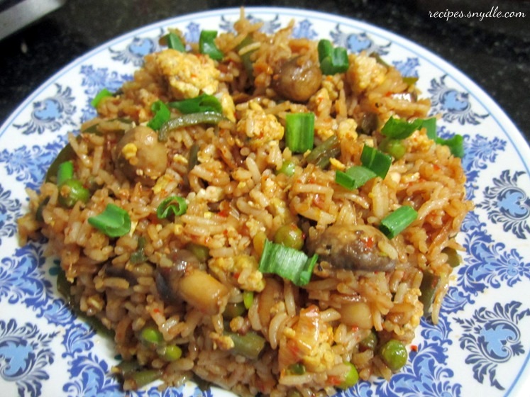 Schezwan Egg Fried Rice Recipe Yummy Recipes