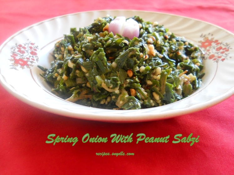 spring onion sabji maharashtrian style