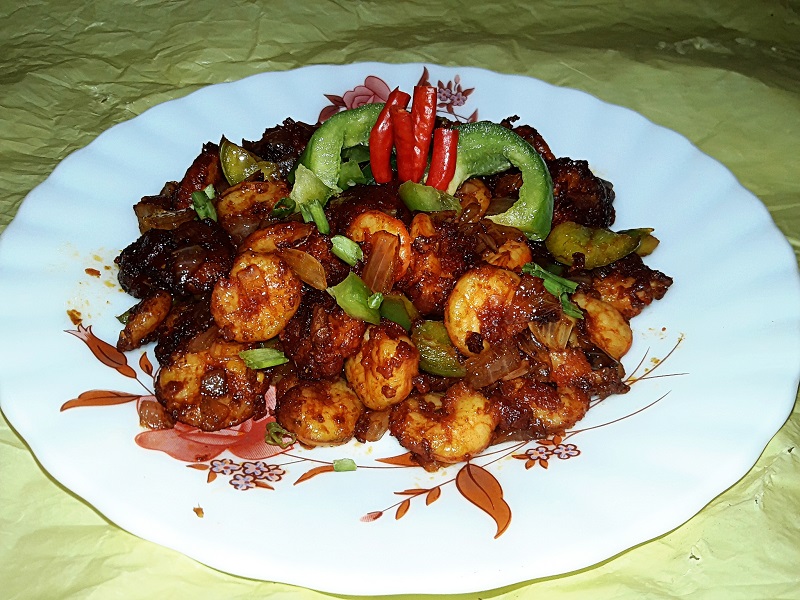 Dry Chilli Prawns Dry Chilli Shrimp Yummy Recipes