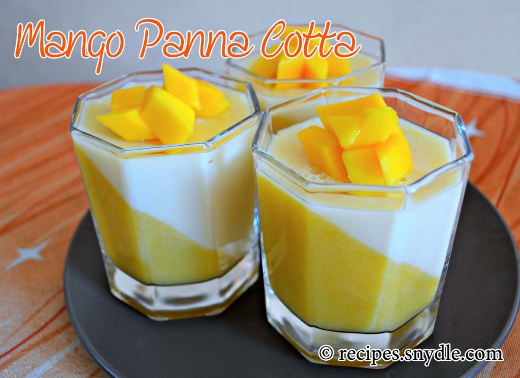 Mango Panna Cotta