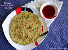 Green Moong Bean and Oats Pancake Recipe / Hare Moong aur Oats ka Cheela