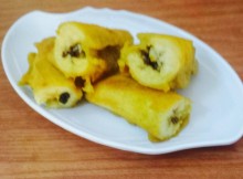 Stuffed Banana (Sweet Pazham Nirachath)