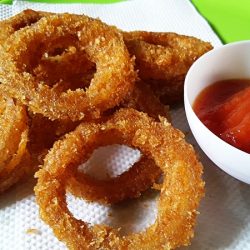 Crispy Onion Rings/ Without Egg