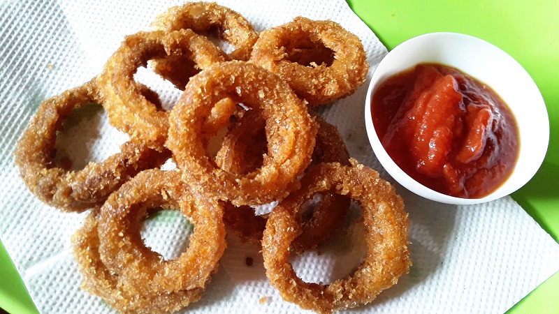 Kejser forberede Tænk fremad Crispy Onion Rings/ Without Egg – Yummy Recipes