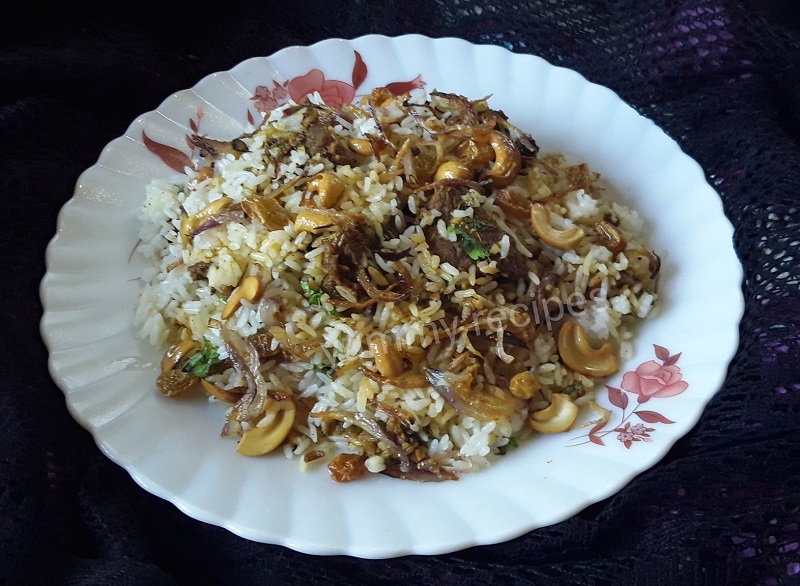 Beef biryani discount in pressure cooker