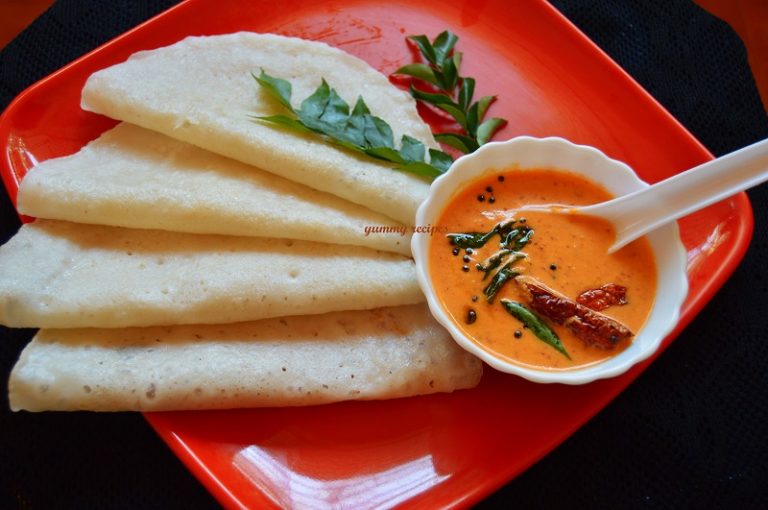 Instant dosa with chutney Yummy Recipes
